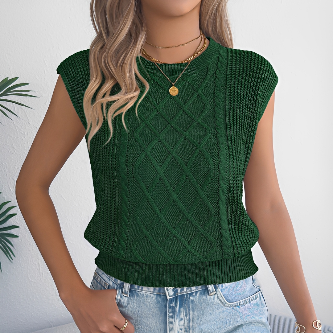 Auré | Elegant Sleeveless Layering Top