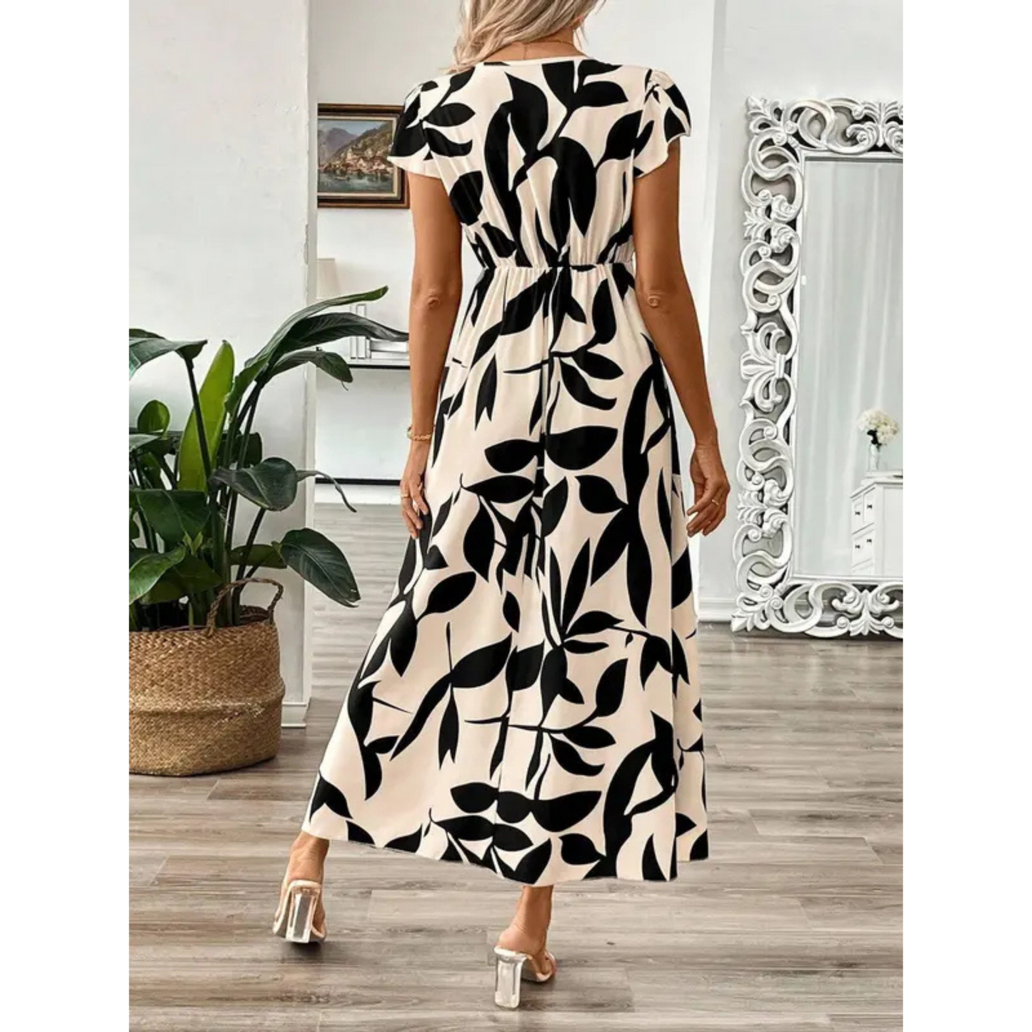 Amélie | Elegant Floral Maxi Dress