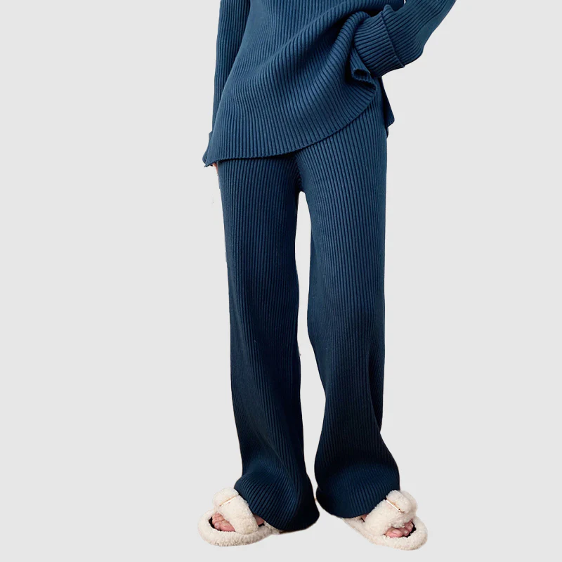 Freja | Ribbed Knit Loungewear Set