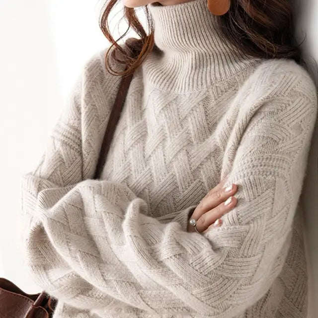 Elena | Women's Relaxed Fit Classic Knitted Jumper