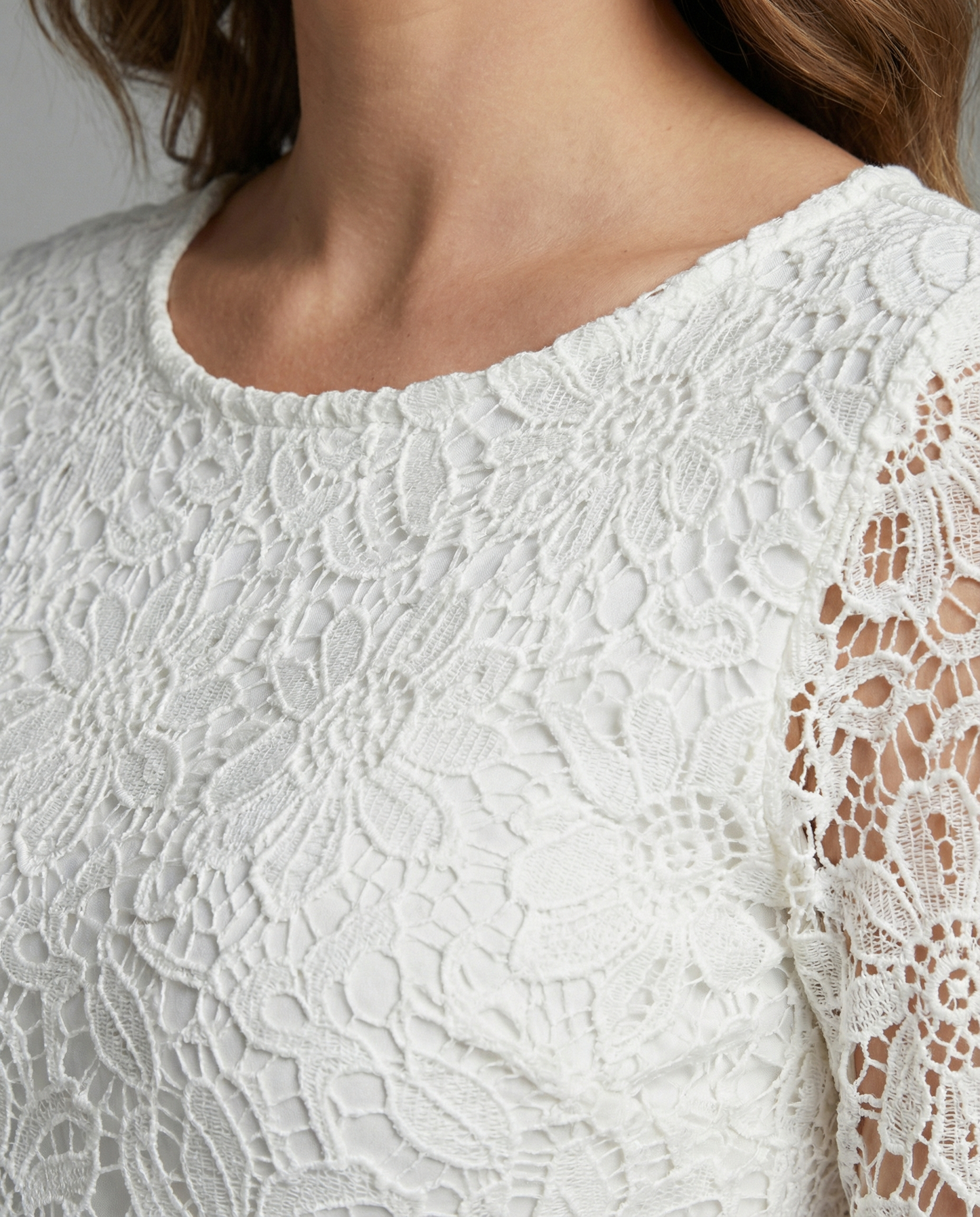 Aurora | Elegant Lace Chiffon Maxi Dress