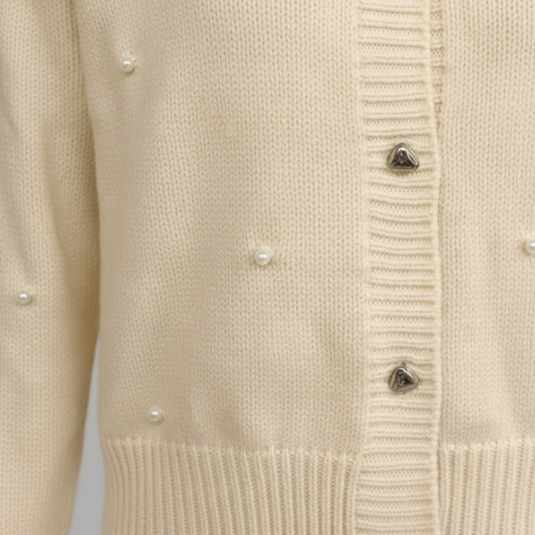 Roseline | Women's Pearl Button Knit Cardigan