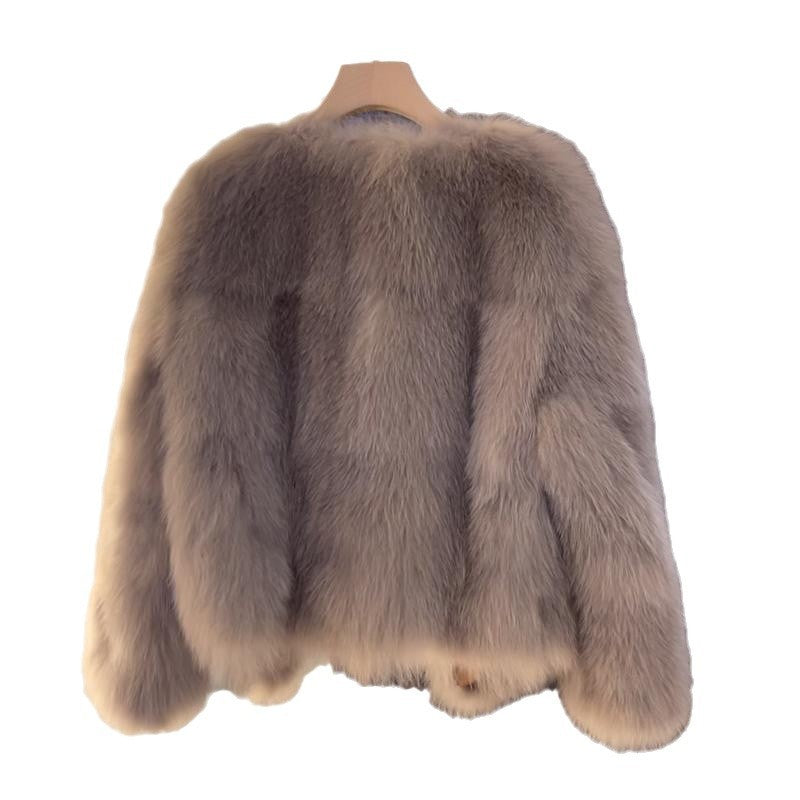 Odessa | Faux Fur Jacket with Buckle Detail