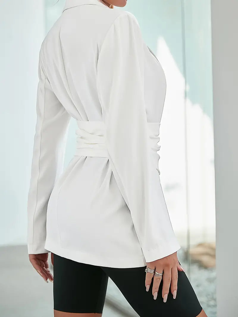 Virella | Pleated Tailored Blazer