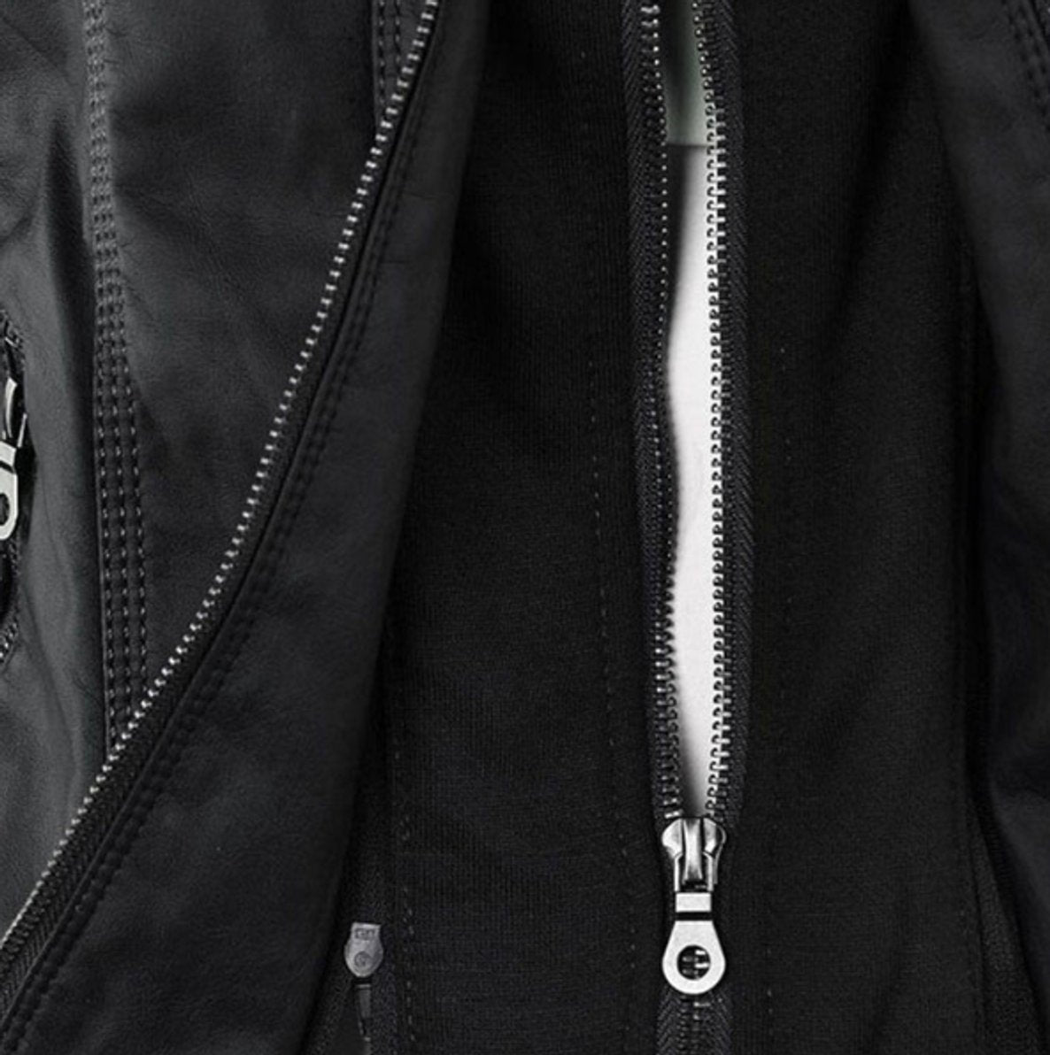 Nyla | Women's Hooded Faux Leather Biker Jacket