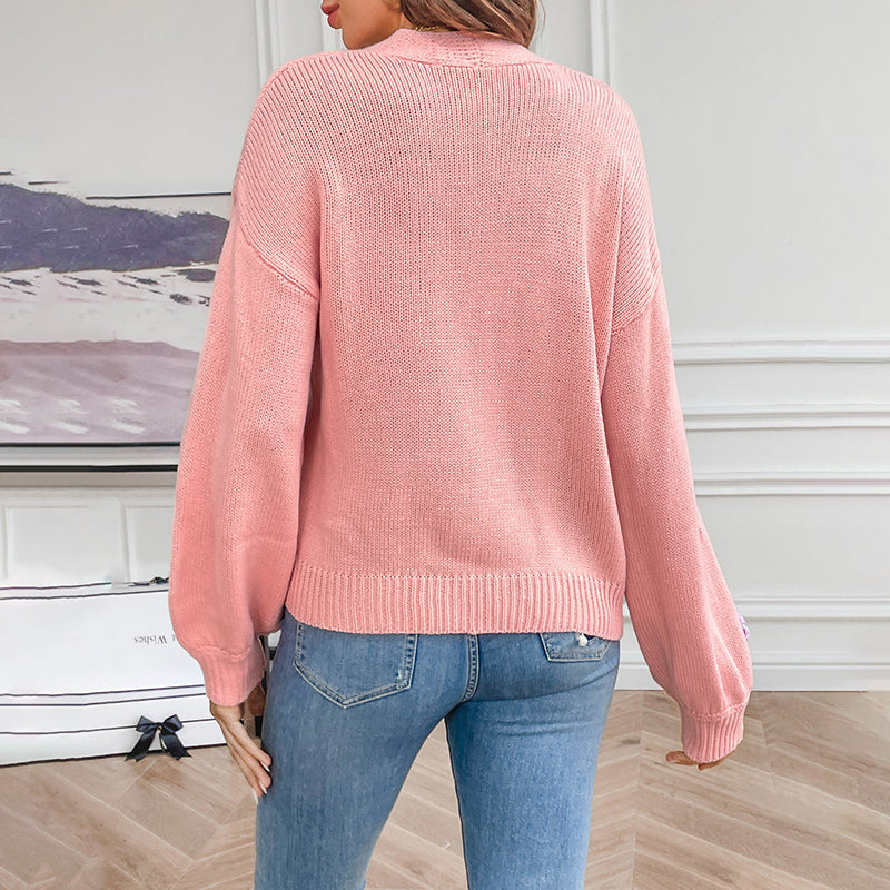 Fleurianne | Women's 3D Floral Knit Cardigan