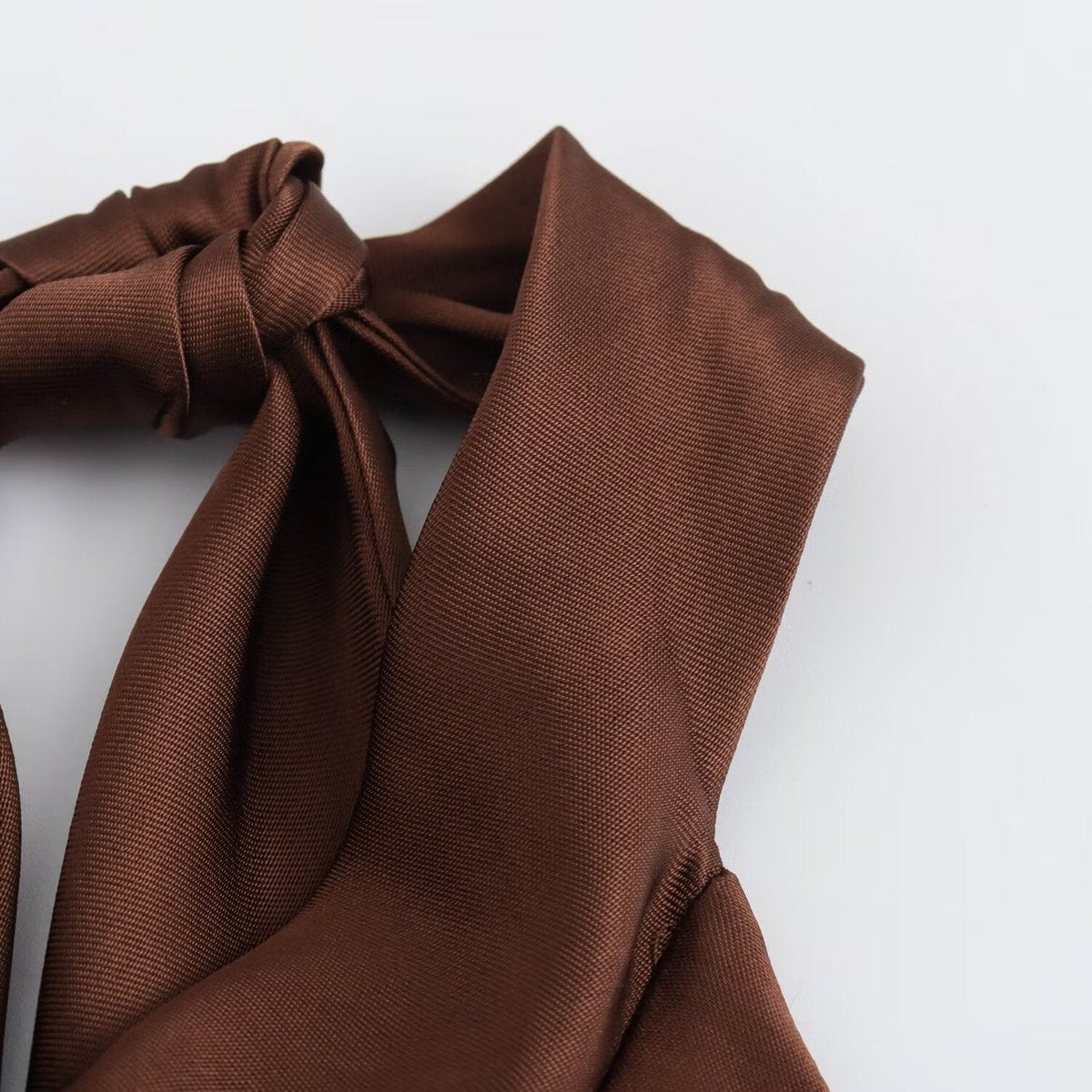 Orla | Women's Satin Halter-Neck Maxi Dress