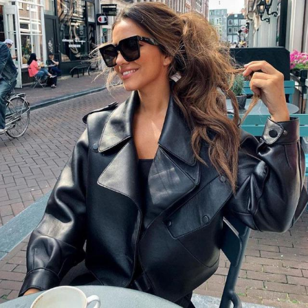 Darcy | Women's Cropped Double-Breasted Trench Coat