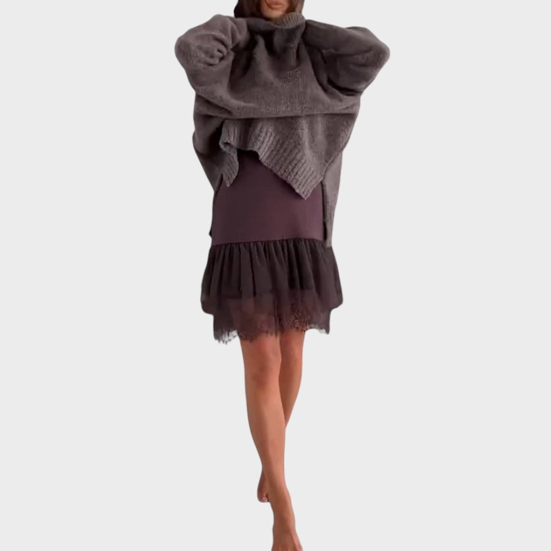 Aurora | Zestaw sweter i sukienka