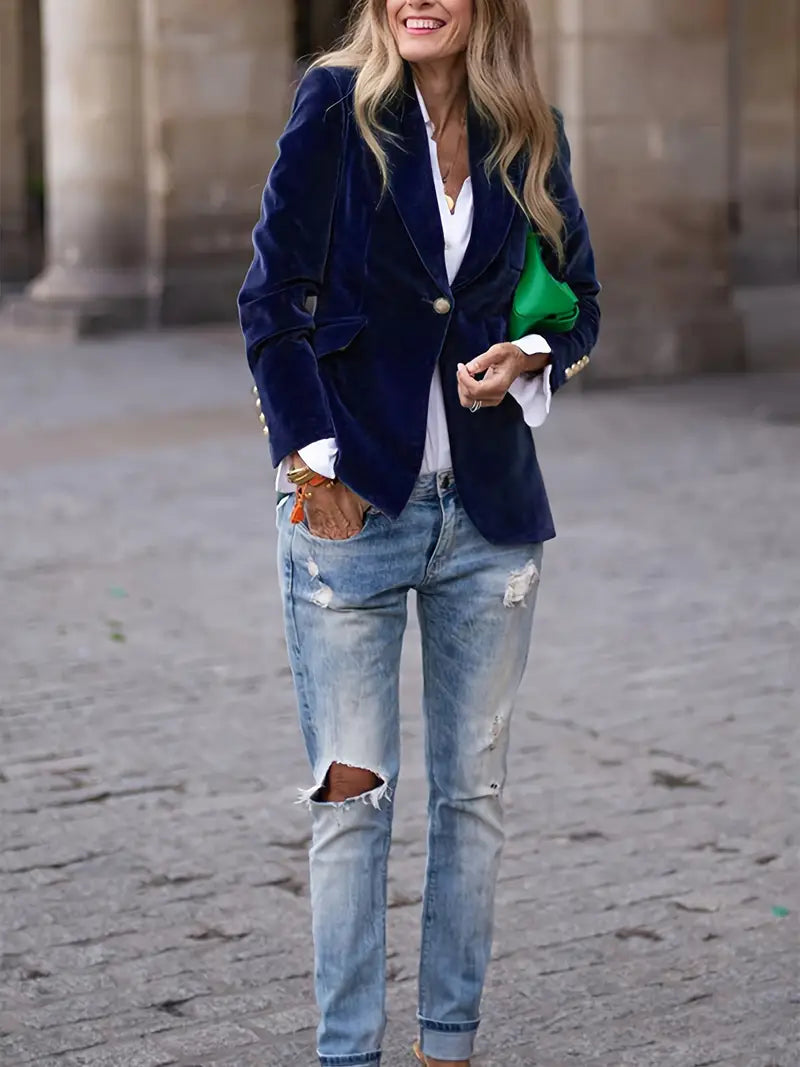 Aveline | Women's Fitted Single-Breasted Tailored Blazer
