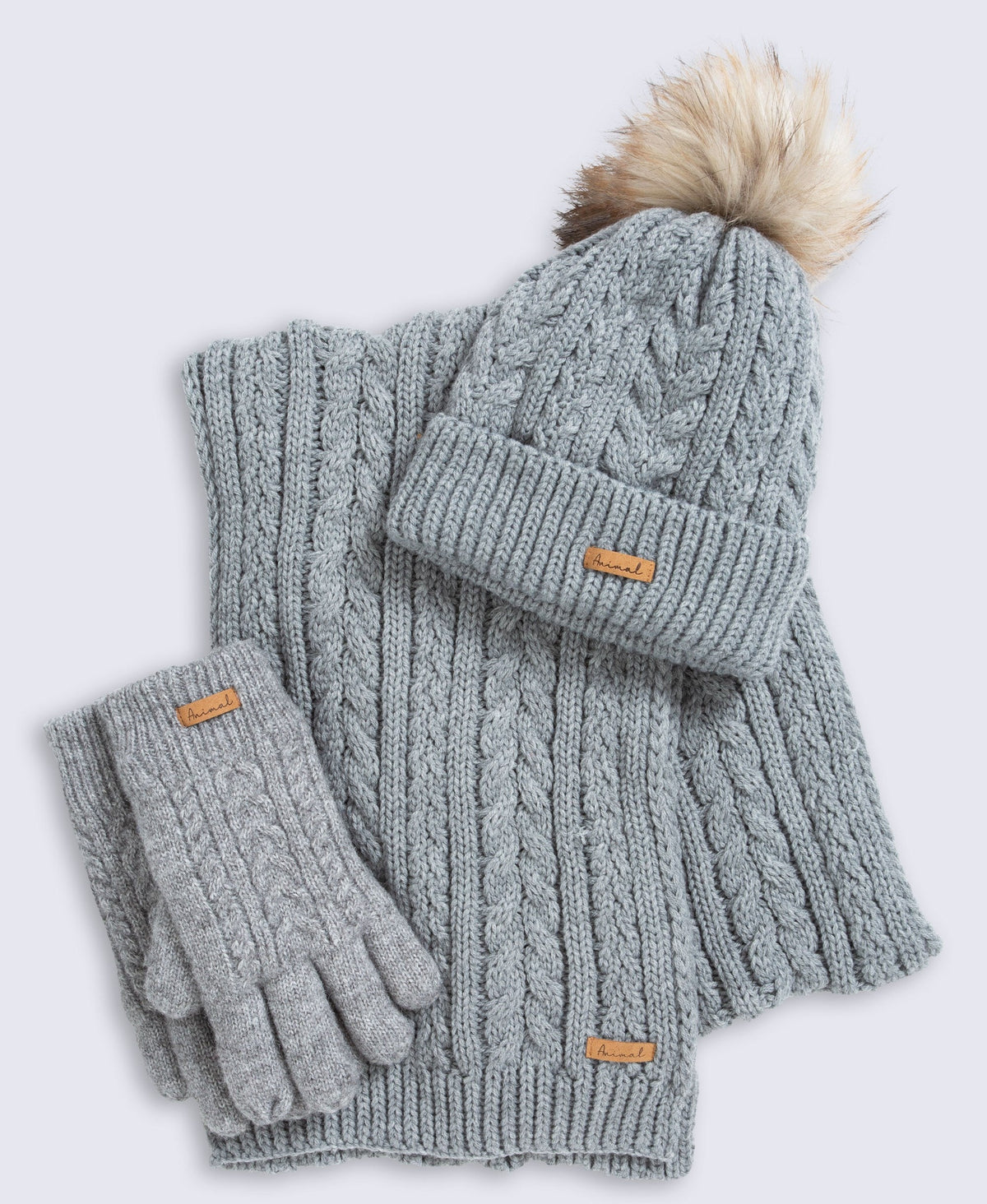 Becky | Women's Beanie, Scarf and Glove Set