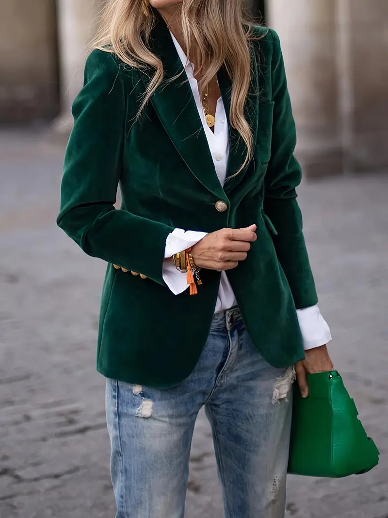 Aveline | Women's Fitted Single-Breasted Tailored Blazer