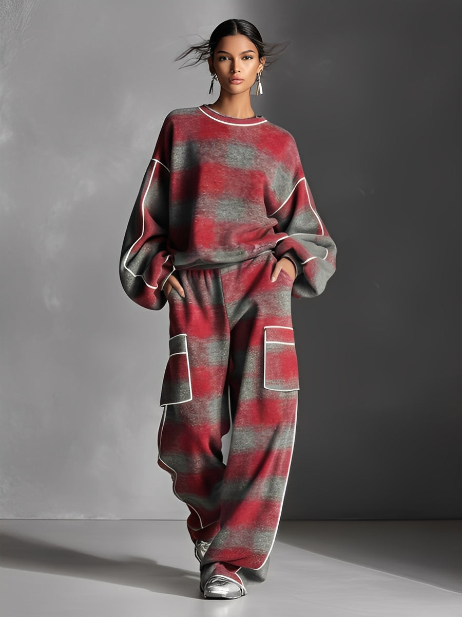Solenne | Women's Fleece Sweatshirt & Joggers Co-Ord Set