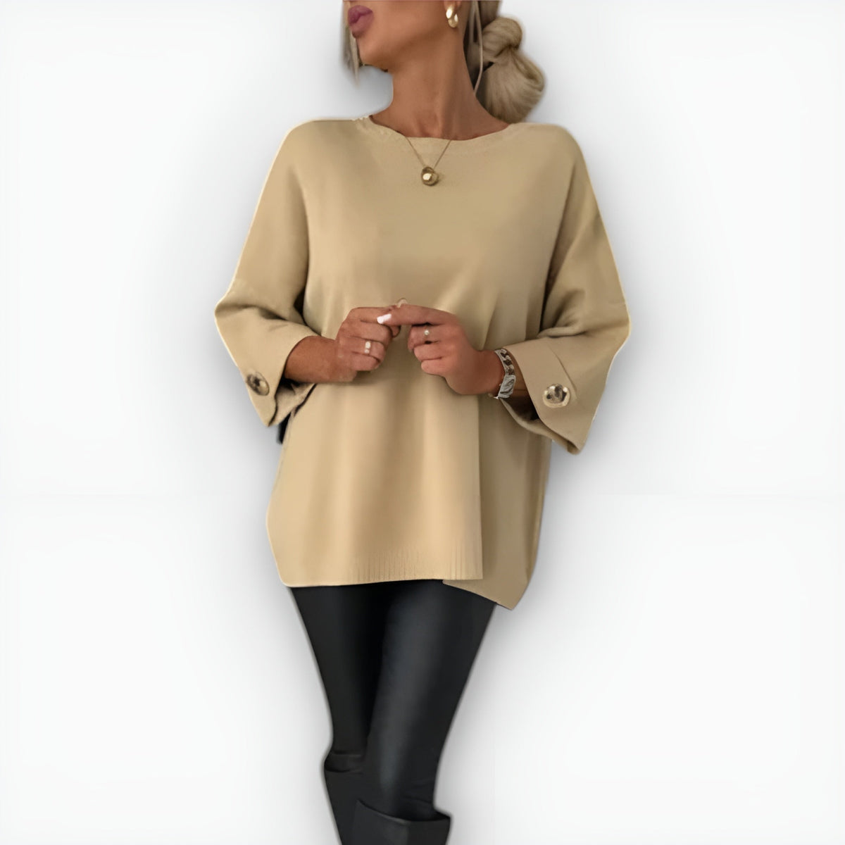 Blythe | Women's Oversized Wide-Sleeve Knit Jumper