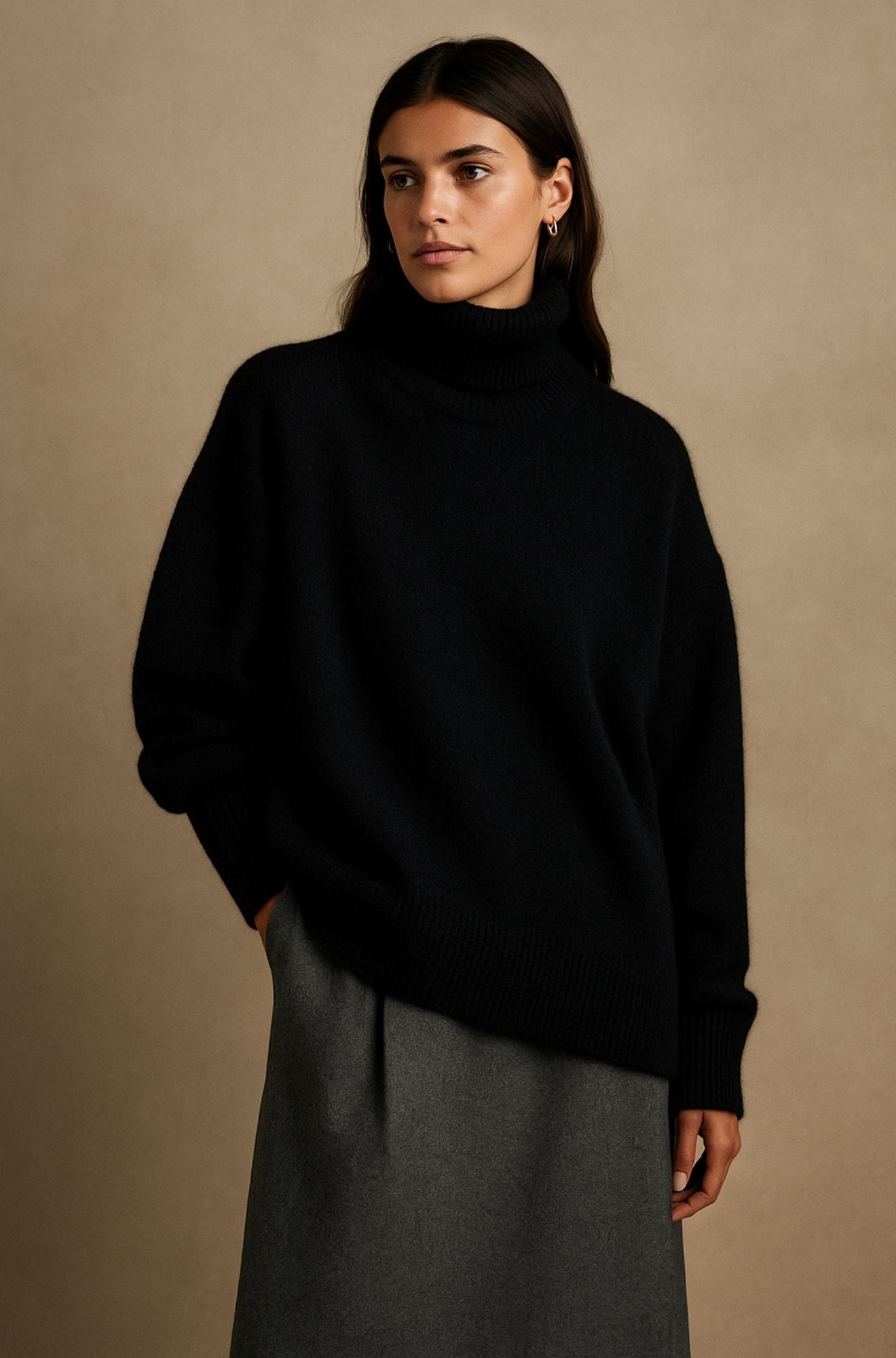 Océline | Women's Relaxed Turtleneck Sweater