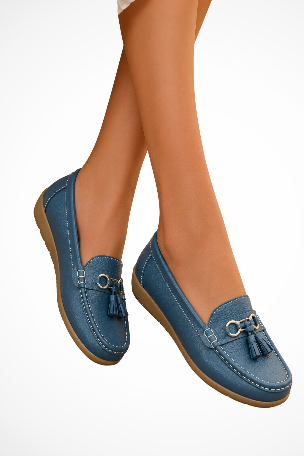 Élodine | Women's Leather Tassel Loafers