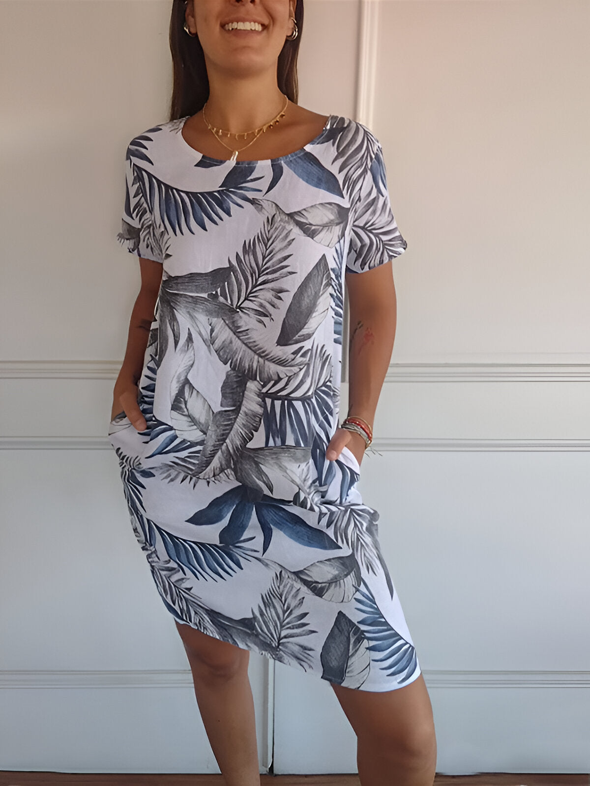 Elena | Casual Elegant Midi Dress for Women