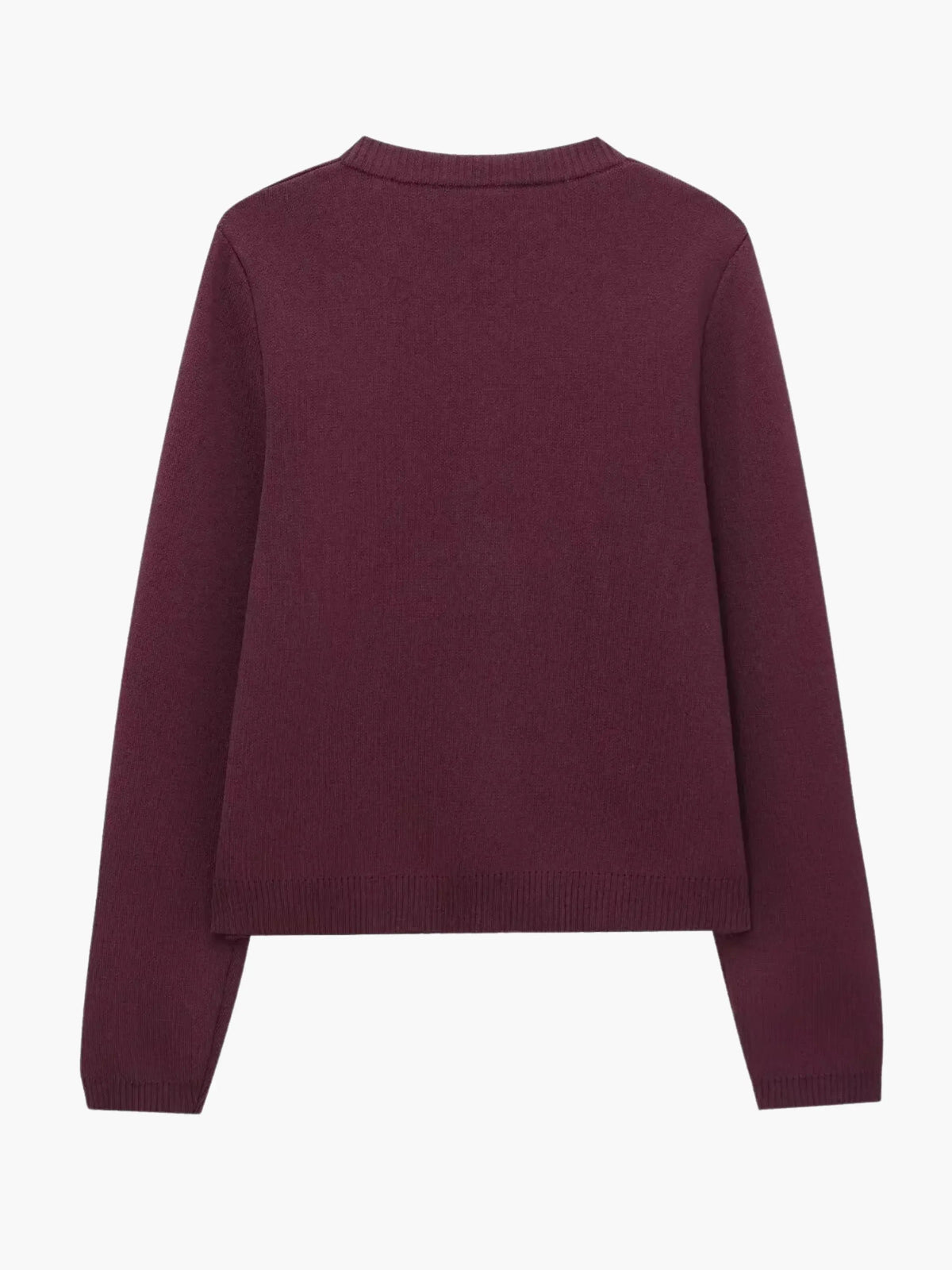 Women's Structured Knit Cardigan with Gold Buttons