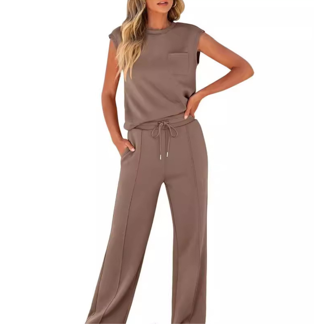 Maëvora | Women's Sleeveless Two Piece Lounge Set