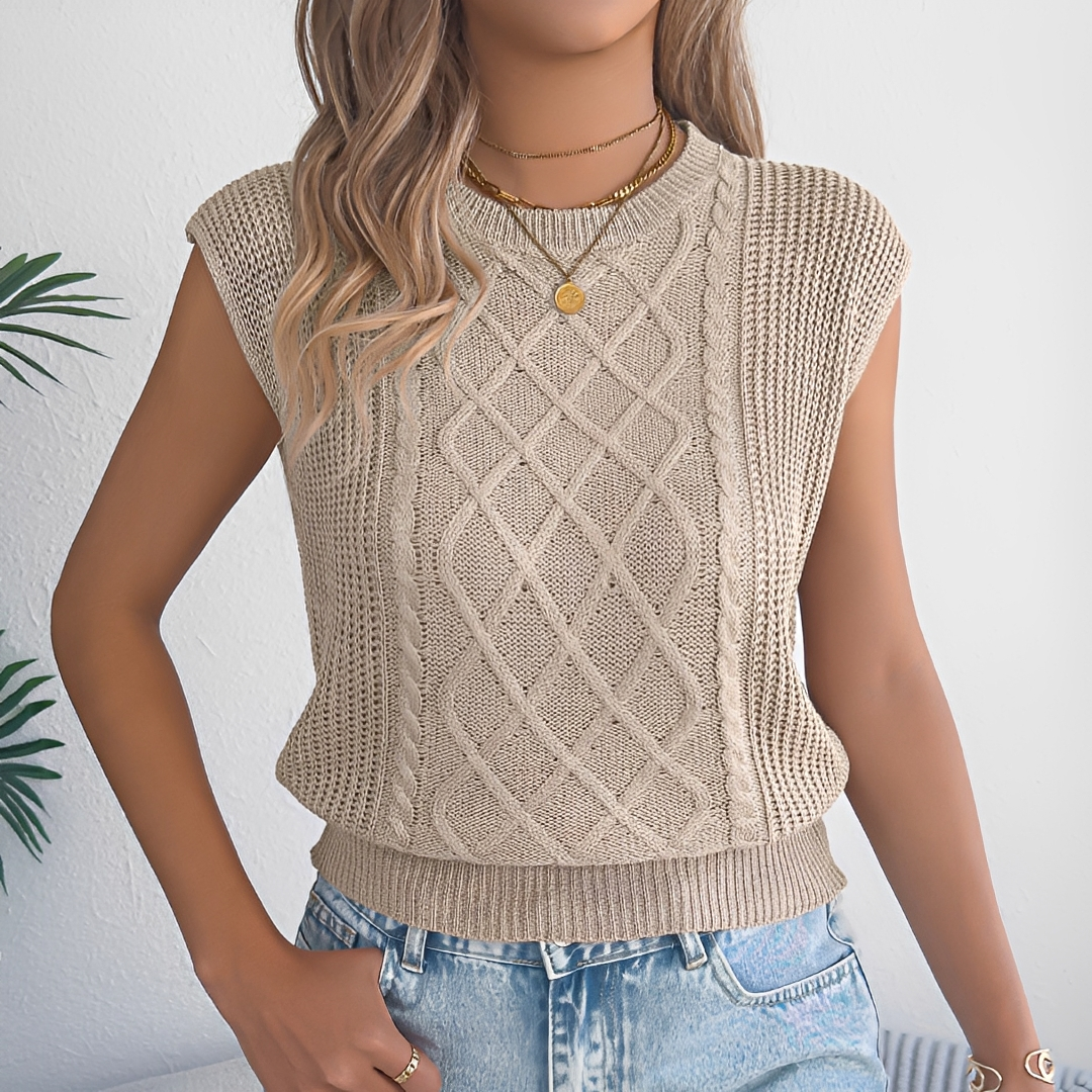 Auré | Elegant Sleeveless Layering Top