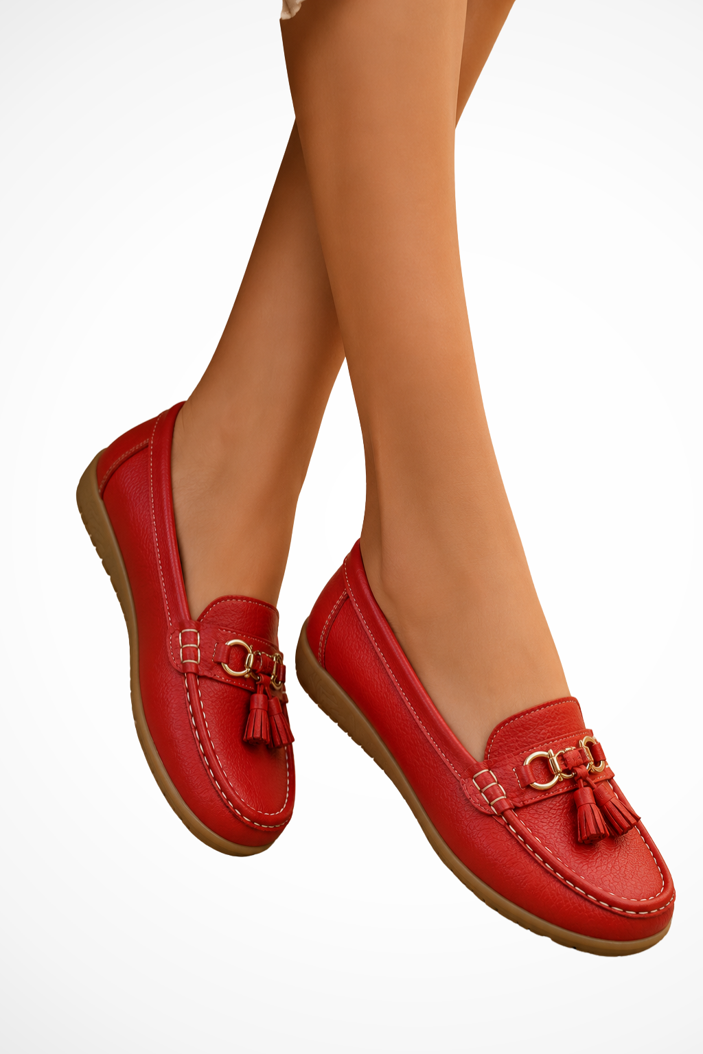 Élodine | Women's Leather Tassel Loafers