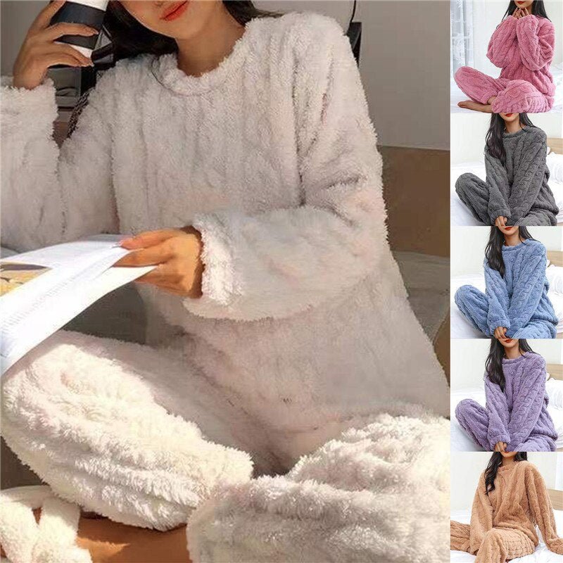 Sofia | Fleece Pyjama Set
