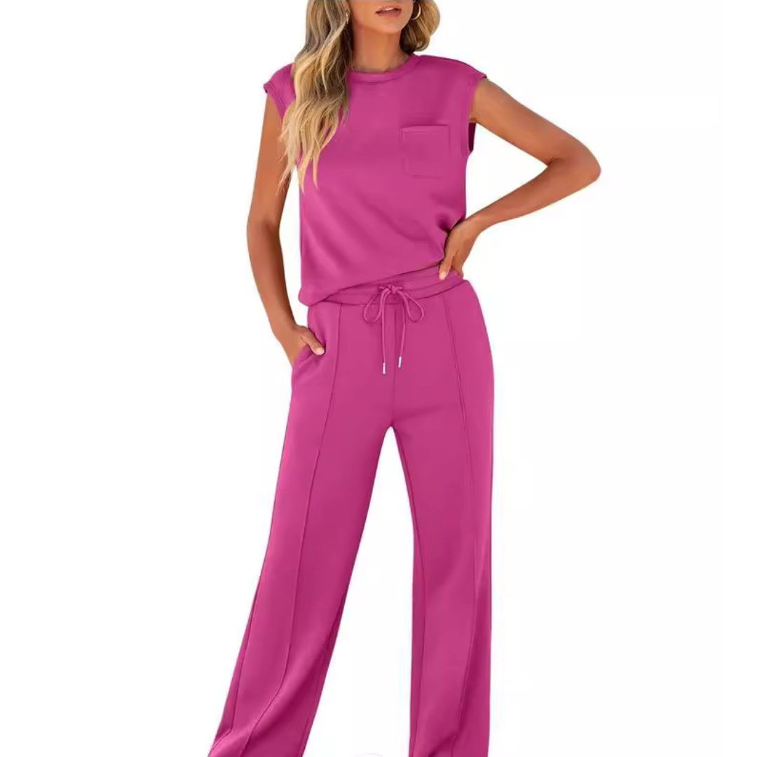 Maëvora | Women's Sleeveless Two Piece Lounge Set