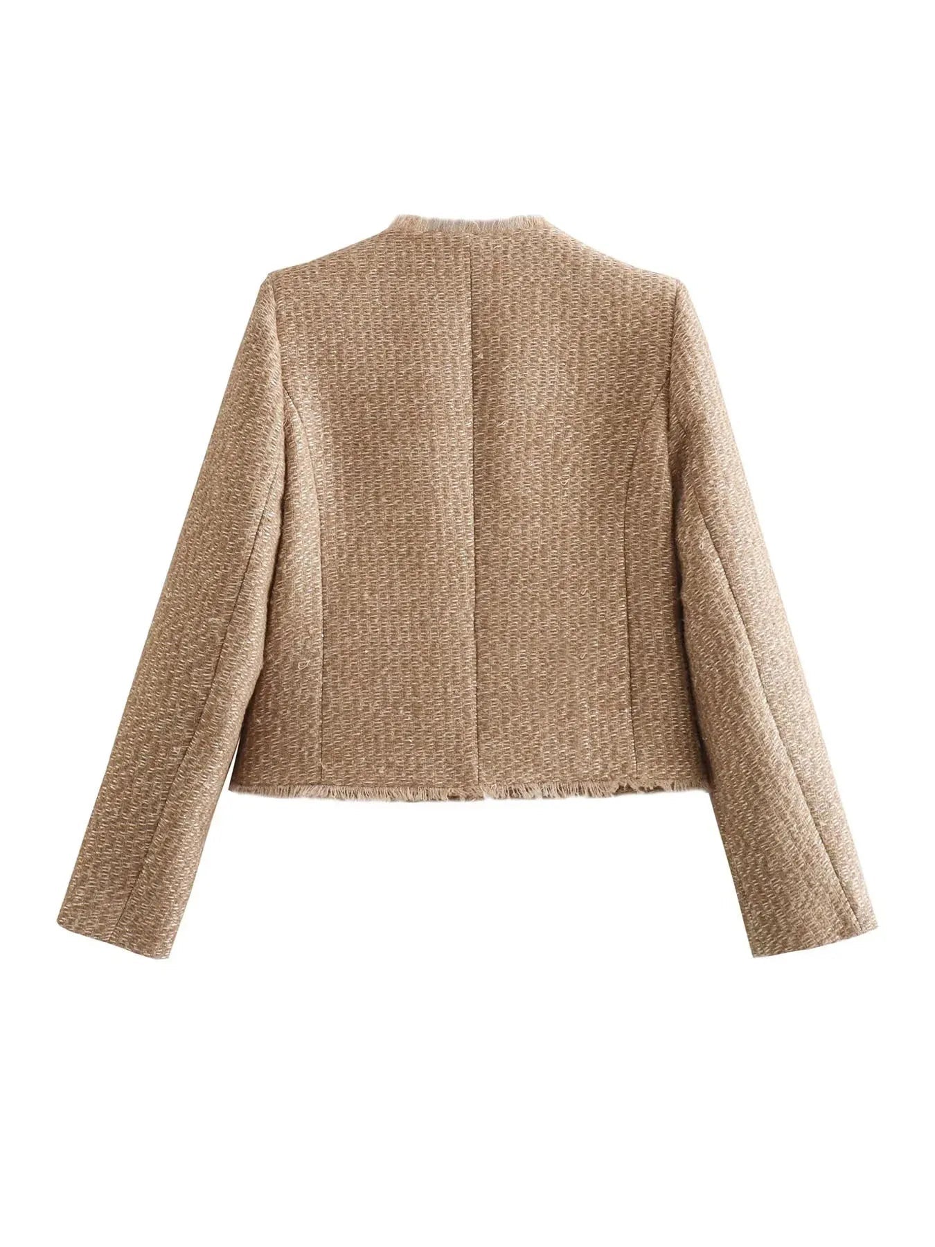 Corélia | Women's Cropped Tweed Blazer