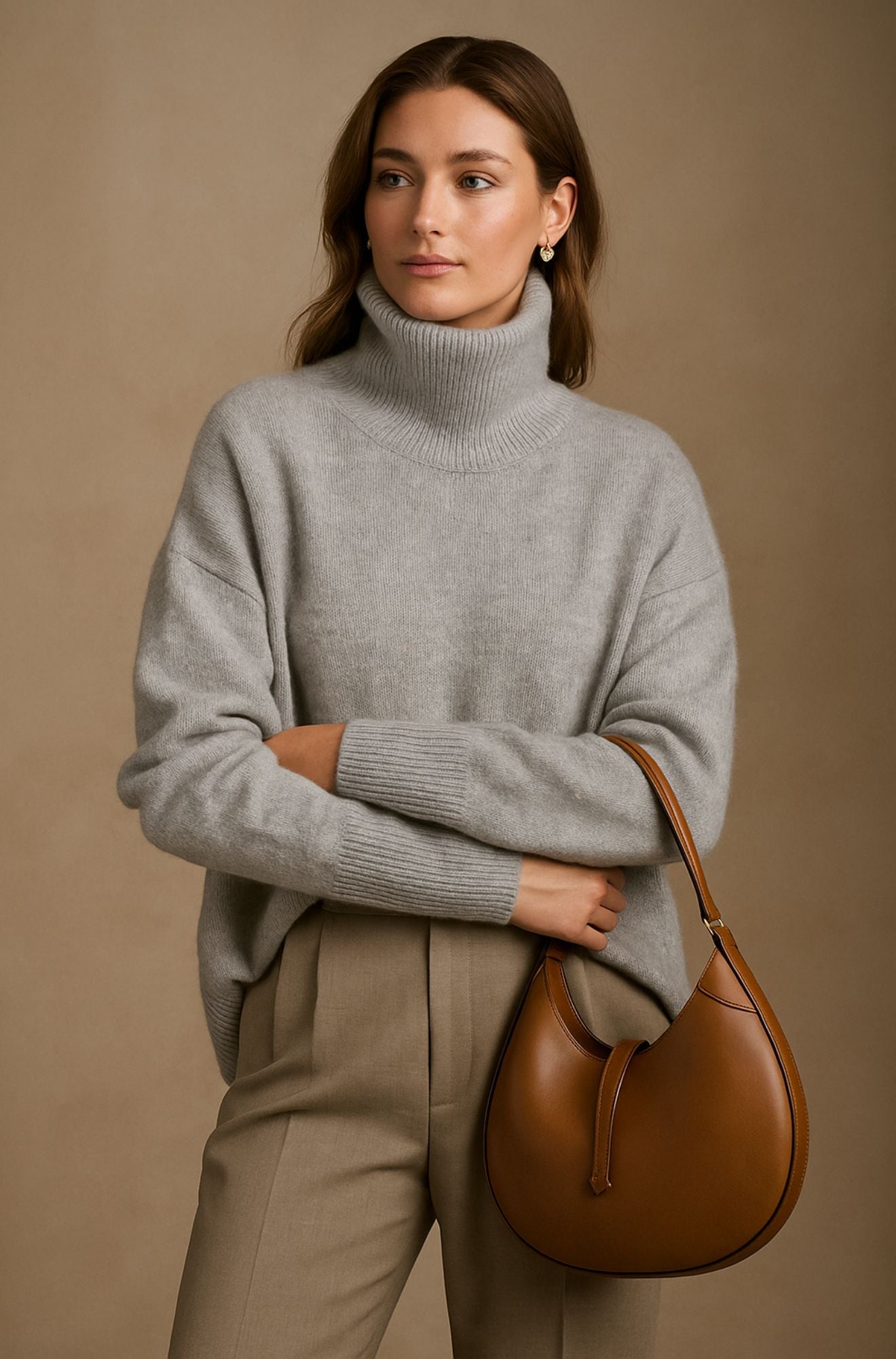 Océline | Women's Relaxed Turtleneck Sweater