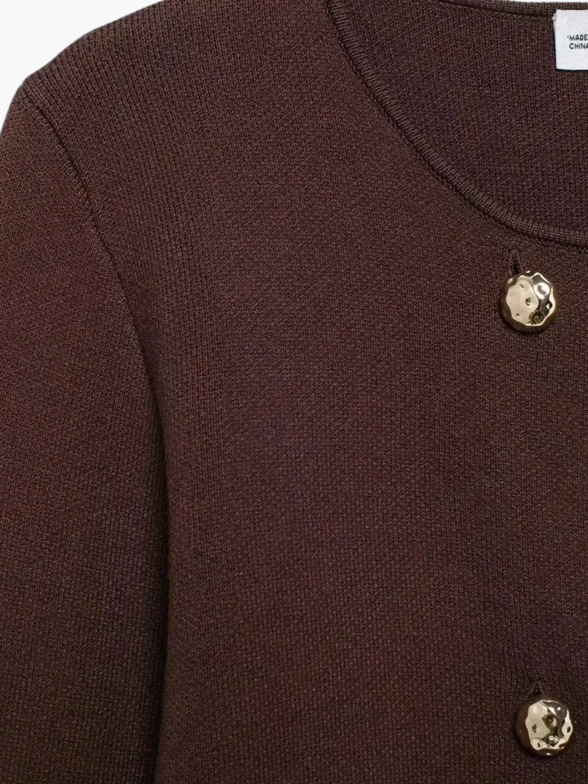 Women's Double Breasted Knit Cardigan | Button Front