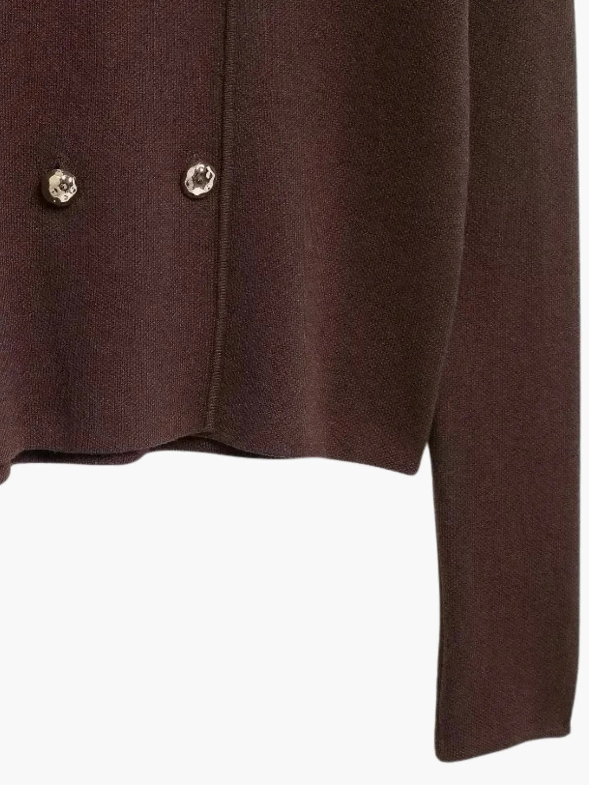 Women's Double Breasted Knit Cardigan | Button Front