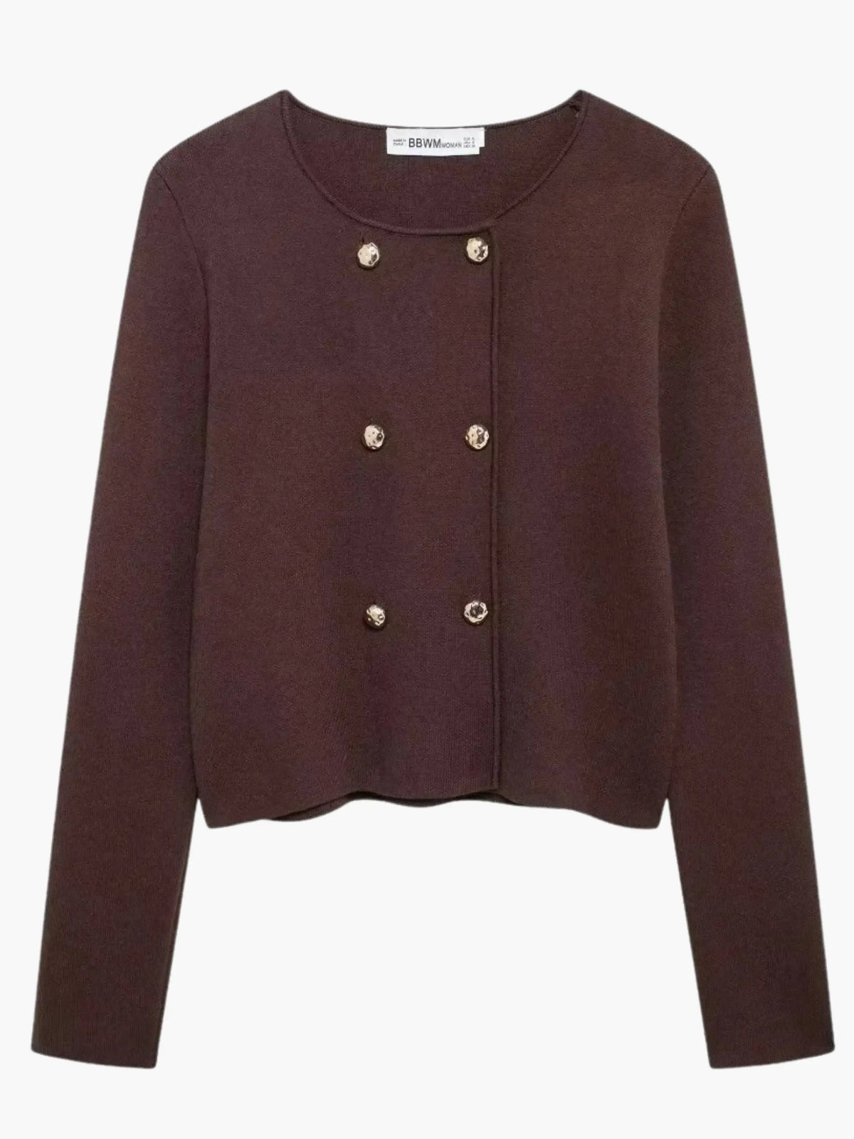 Women's Double Breasted Knit Cardigan | Button Front