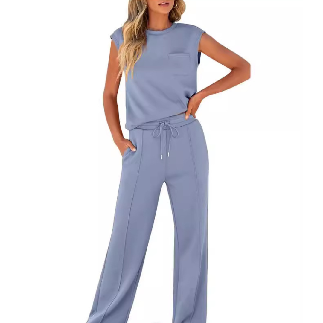 Maëvora | Women's Sleeveless Two Piece Lounge Set