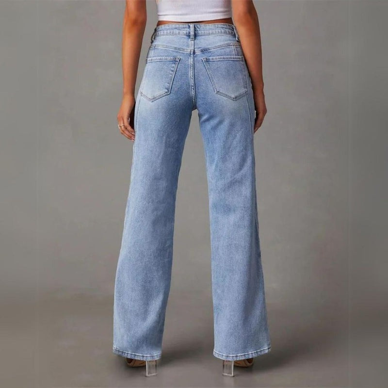 Vesper | High Waist Wide Leg Jeans