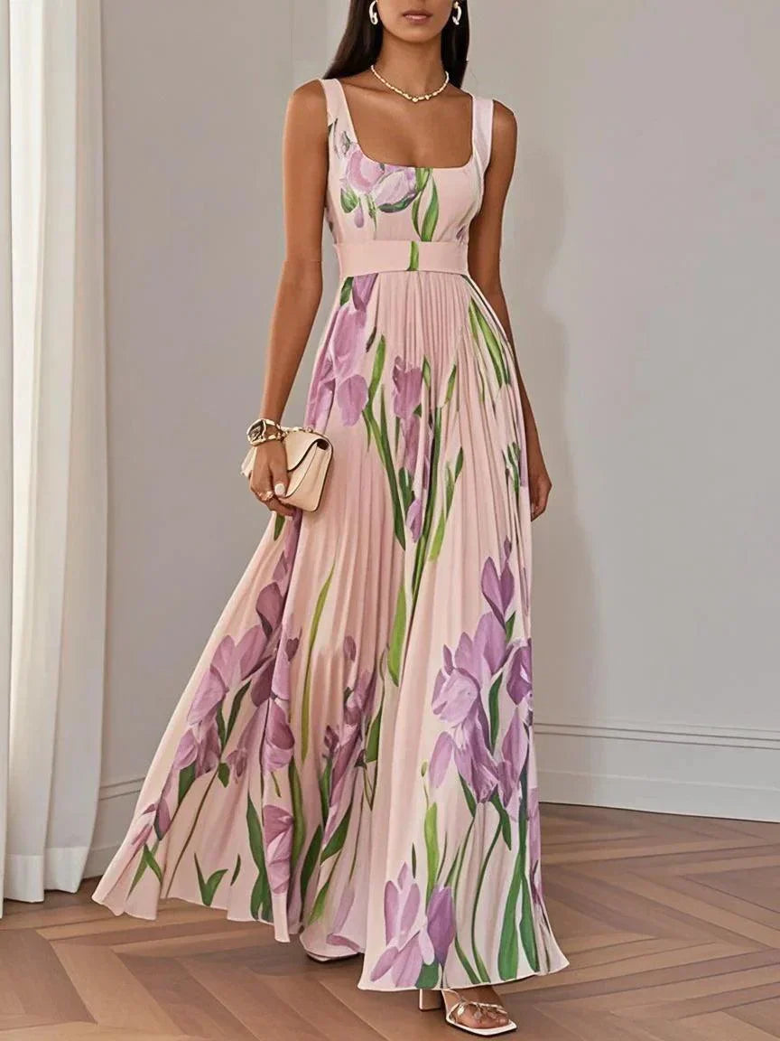 Lieselotte | Elegant Pleated Maxi Dress for Weddings