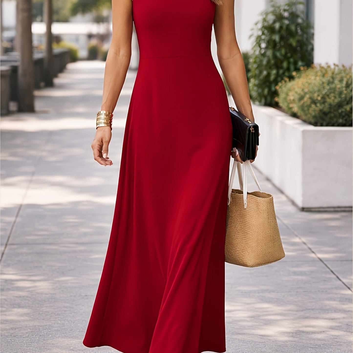 Célestine | Women's Sleeveless Maxi Dress