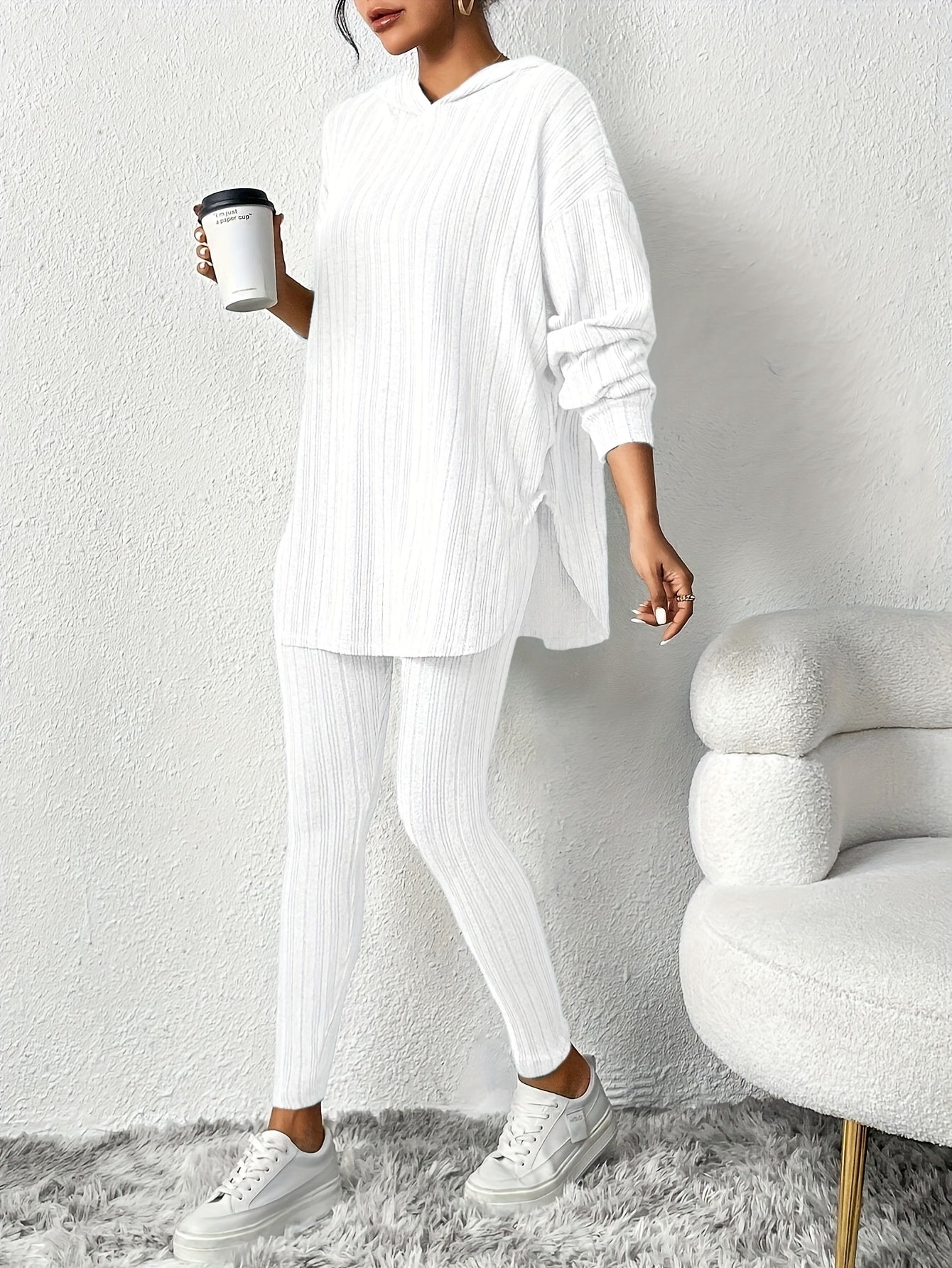 Alessia | Women's Hooded Two Piece Lounge Set