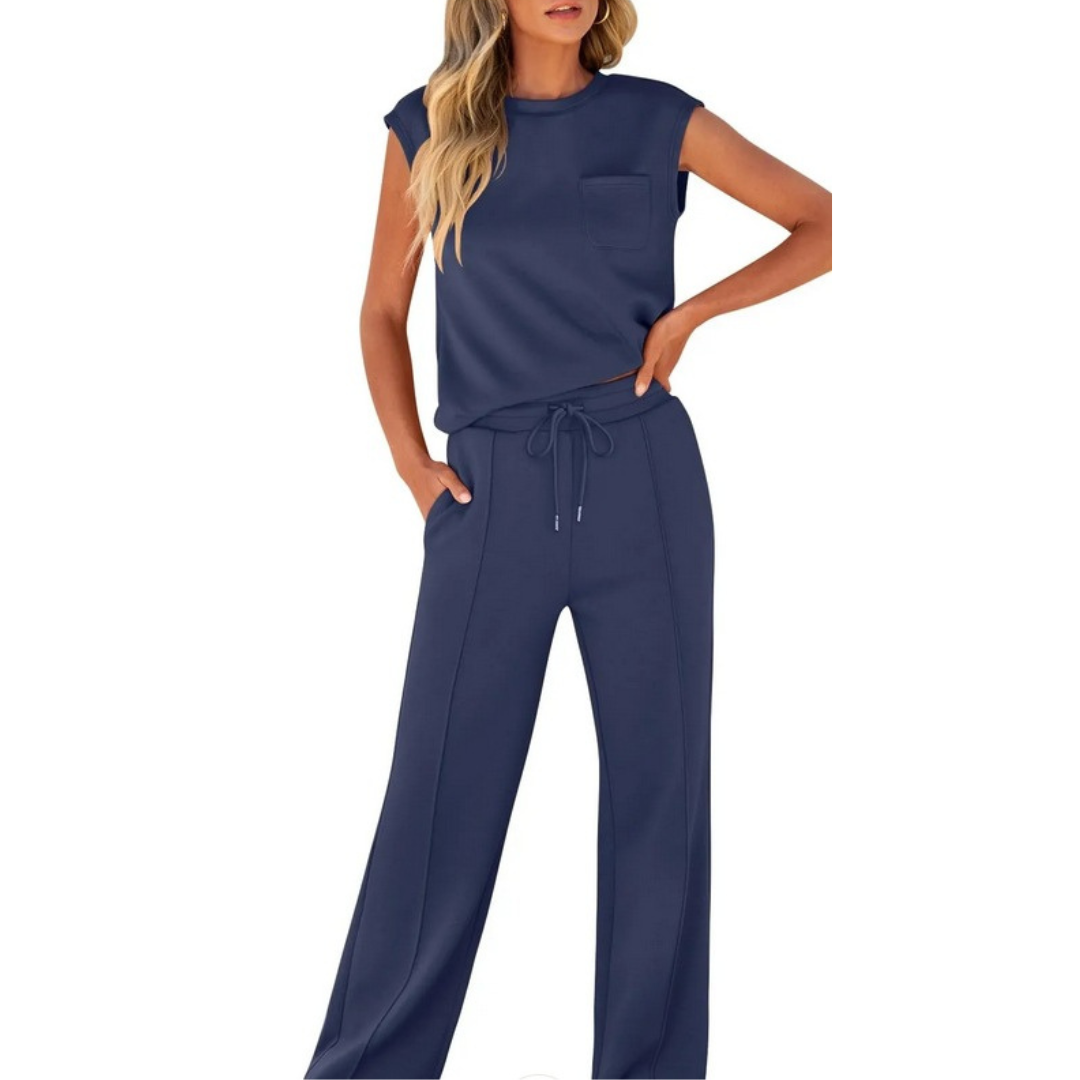 Maëvora | Women's Sleeveless Two Piece Lounge Set