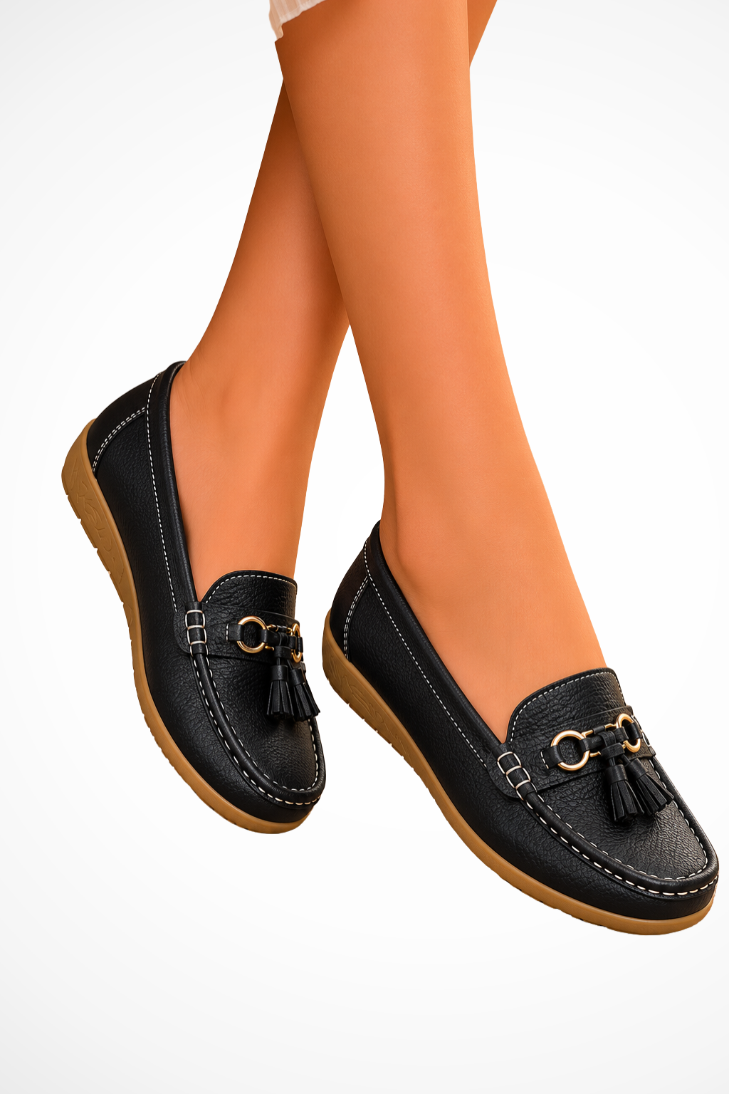 Élodine | Women's Leather Tassel Loafers