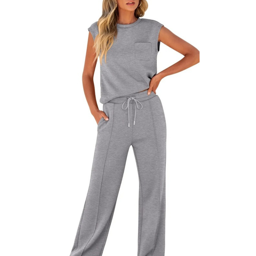 Maëvora | Women's Sleeveless Two Piece Lounge Set