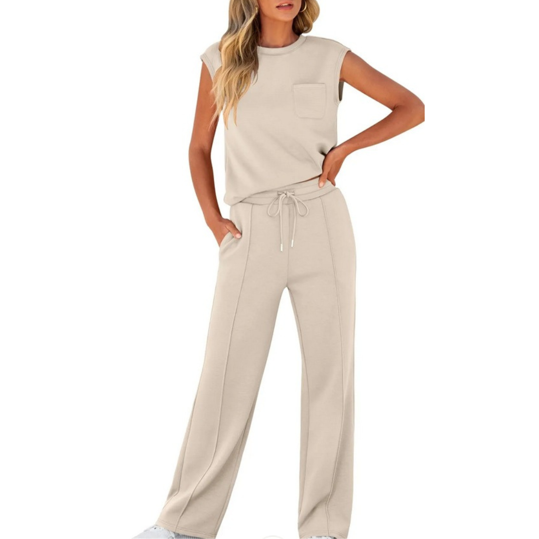 Maëvora | Women's Sleeveless Two Piece Lounge Set