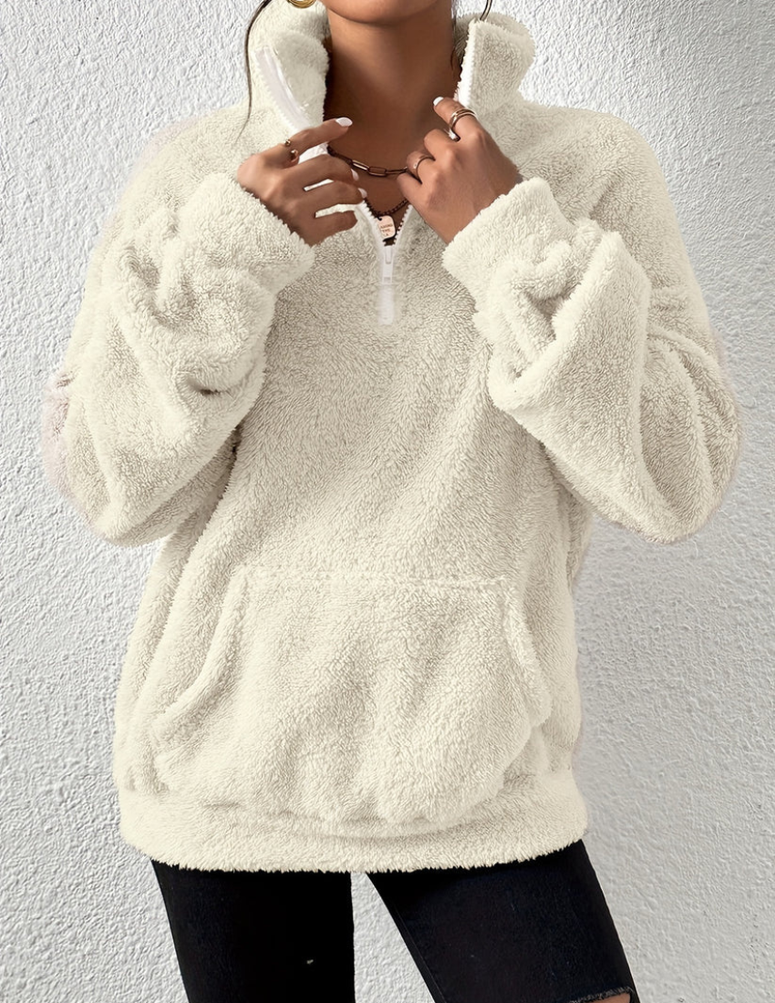 Elfrida | Women's Relaxed Fit Fleece Pullover Jumper