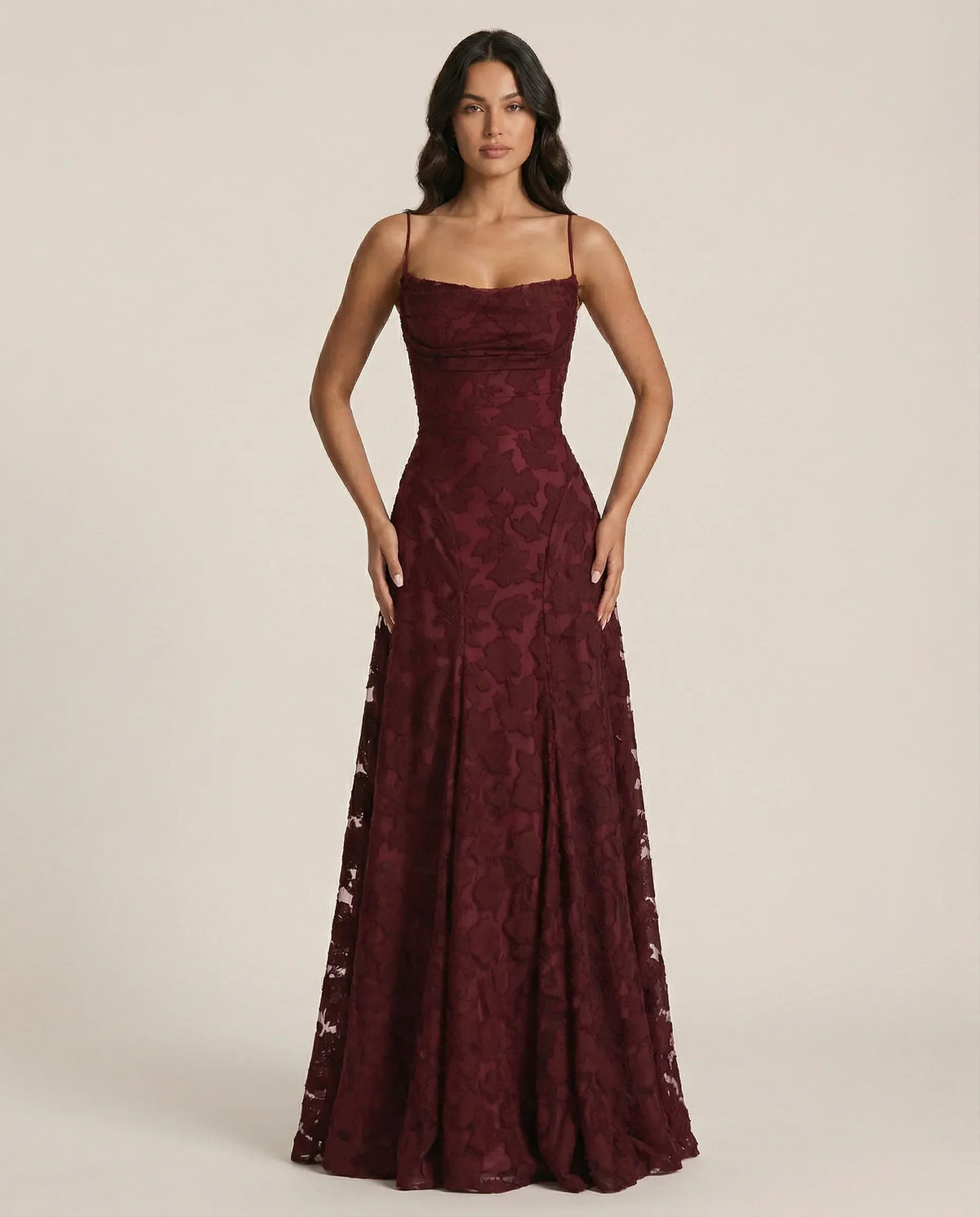 Rosalie | Women's Floral Wedding Guest Midi Dress