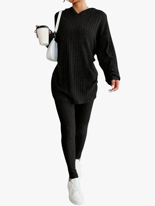 Alessia | Women's Hooded Two Piece Lounge Set
