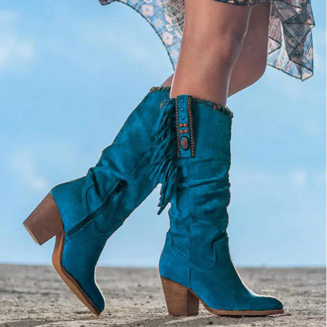 Dakota | Elegant Western Ankle Boots