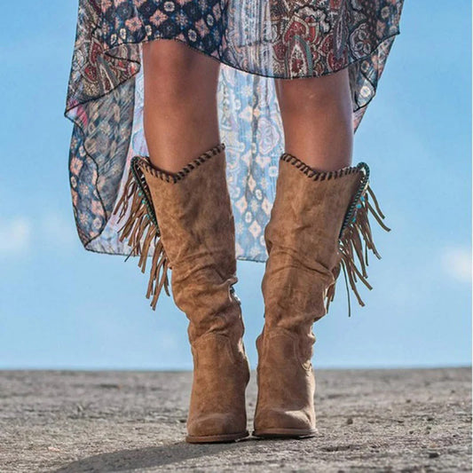 Dakota | Elegant Western Ankle Boots