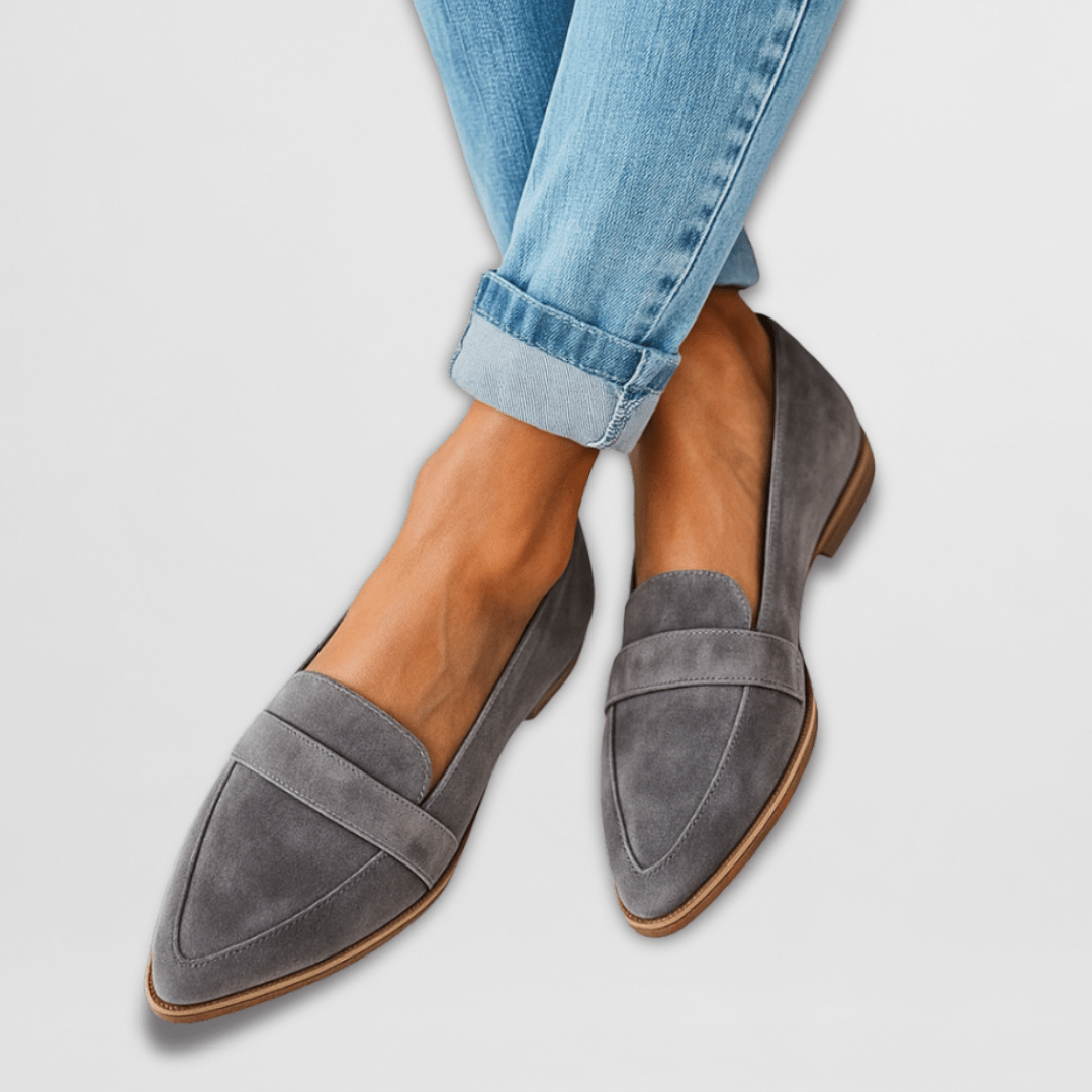 Amélie | Comfort Suede Slip-On Loafers