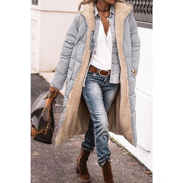 Helena | Women's Long Hooded Down Puffer Winter Coat