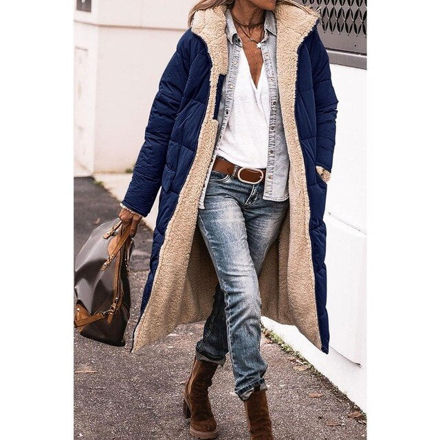 Helena | Women's Long Hooded Down Puffer Winter Coat