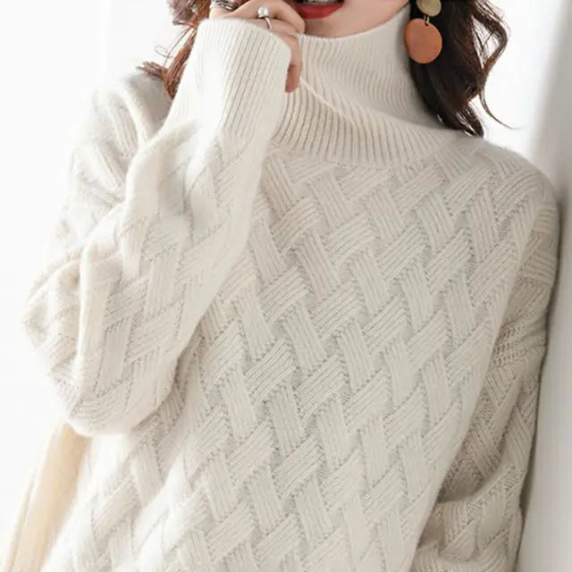 Elena | Women's Relaxed Fit Classic Knitted Jumper